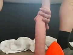 Big dildo in Ma Ass