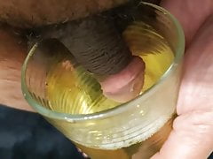 Indian cock soaking in pee