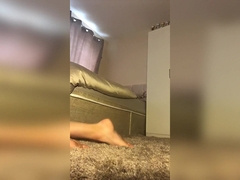 Brit Lad Wolf Lane Slaps His Backside Then Rails His Fake Penis