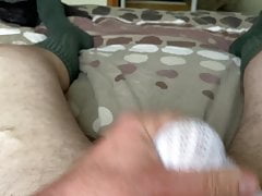 Wanking in jock