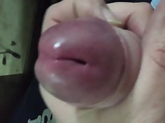 Making my uncircumcised penis cum