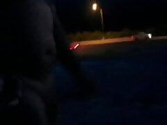 i like to walk naked along the road