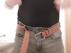 Emergency masturbation in toilet room