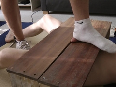 Ballbusting Trampling Balls Police Stick Bongers On Balls & Cock Sucking