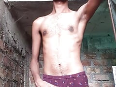 Boy wearing panty first time