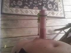Morning Stretching For My Cock On Rainy Day