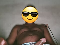 Paja sólito polla negra corrida mucha leche