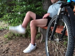 witness me jack off in the forest