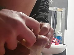 Used condom wank