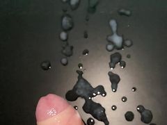Foreskin play with big cumshot