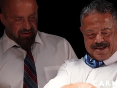 Master Scott And Master Aries Spit Roast Boy James Blond