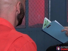 Hunky Drew Sebastion was rimmed and fist fucked by jock Axel Abysse