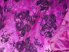 Pleasure with beautiful satin party dress