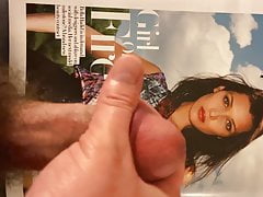Cumming for Bella Hadid and licking it up