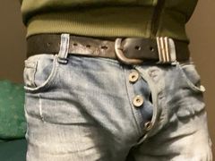Showing bulge in my jeans
