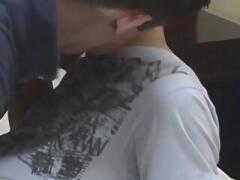 Gay young men make out with a passion before fucking