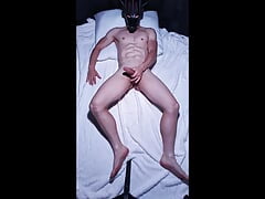 Unloading massive shot of cum on myself while doing long fap cardio session after gym
