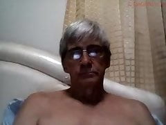 Grandpa surprises you with his big balls and cock