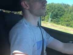 Johnnie Paramour Edging On The Road In Public