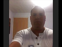 horny oldman on cam