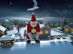 Father Christmas wishes Merry Christmas (01)