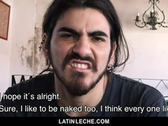LatinLeche - Nice Latino Hipster gets A Goopy Jizz Facial Cumshot