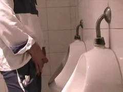 Without a condom Parent in the Gas Station TOILET