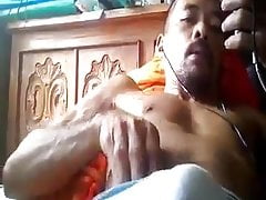police indonesian daddy wanking