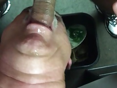 Silver Daddy sucking
