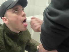 Public Rest room Cockslut Gets What He Is worth and got Banged Harsh [4K]