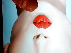 Lenas rote lippen cum tribute