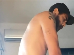 Rock Hard Booty Poke and Spunk is Dribbling out of Pucker