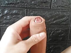 Big tasty cock flows with excitement
