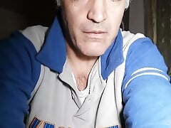 A Long Cumshot on a Skype Video Call with a Handsome Man with a Big Cock