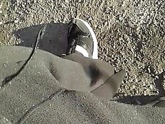 Peeing outside