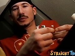 Two thugs have their jerk off party with fountains of cum