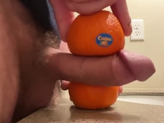 Fucking Two Cuties And Blowing A Huge Load All Over Them. Fruit Fuck!