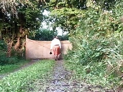 Dressed with a brown skirt for a night out