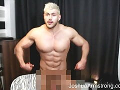Bulky blonde hunk