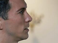 DILF stepuncle with muscled hairy body barebacks twink