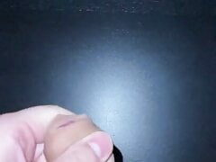 Huge cumshot in slow motion