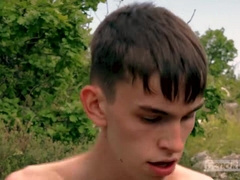 French twunks go on exhibitionist hiking nail journey
