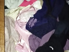 Peeking in her panty draw