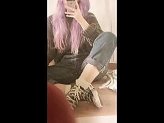 Leg Cleavage Cum Tributes