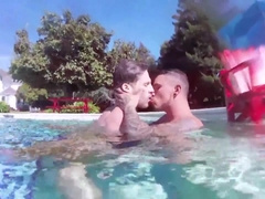 Sexy Hunks Roman Todd and Seth Knight Poolside Anal