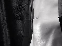 Huge handsfree cumshot Thick white Sperm from uncut dick