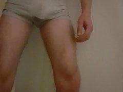 Twink pisses himself