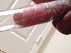 Pumping my cock!