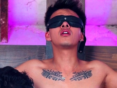 Boy peeing, chastity sex, smacking