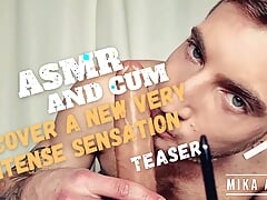 ASMR AND CUM Discover a new intense sensation - Wear headphones!!!